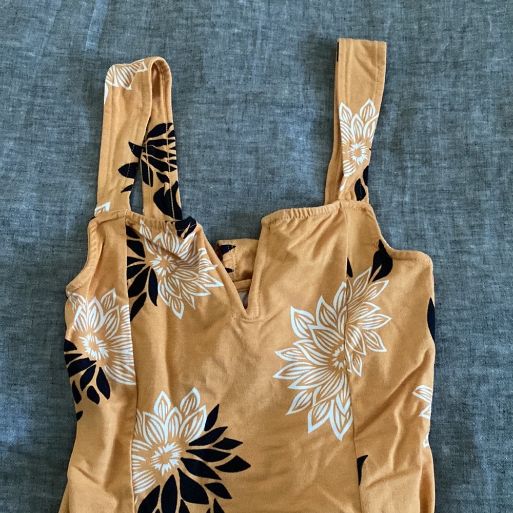 Floral body suit